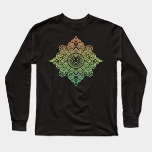 Mandala art drawing for gift Long Sleeve T-Shirt